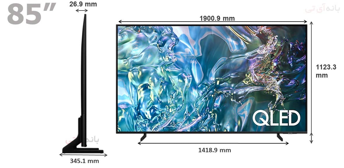 ابعاد تلویزیون 50Q60D