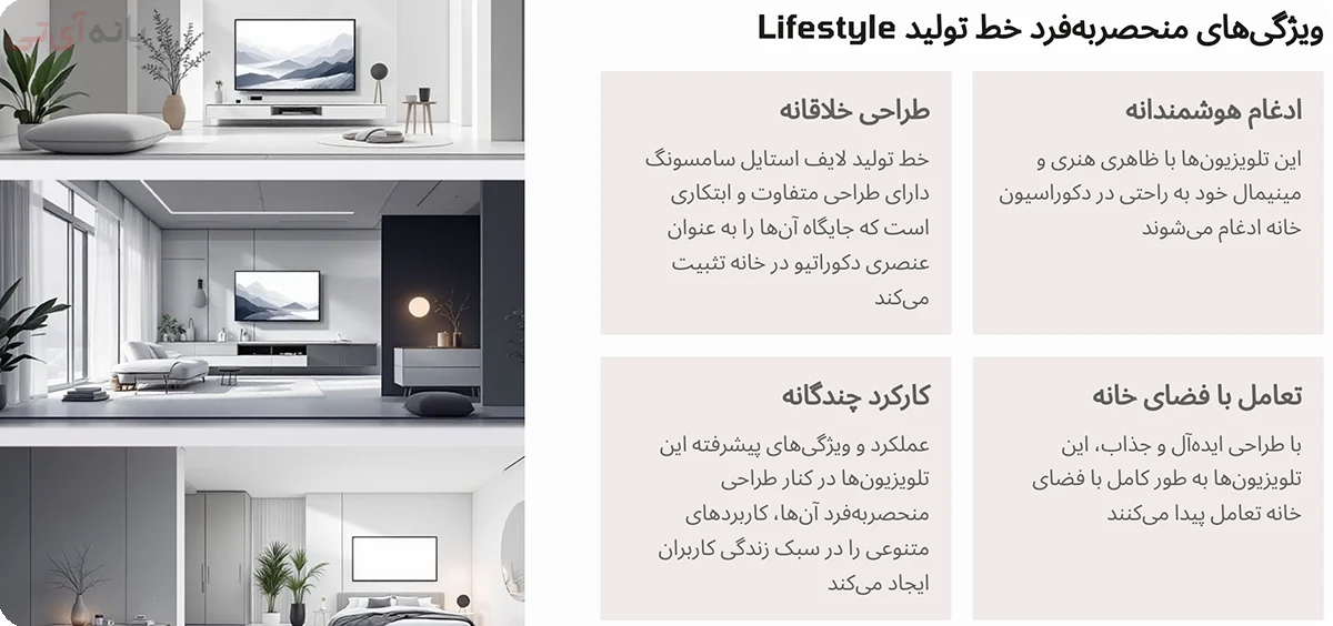 تلویزیون های سری Lifestyle سامسونگ