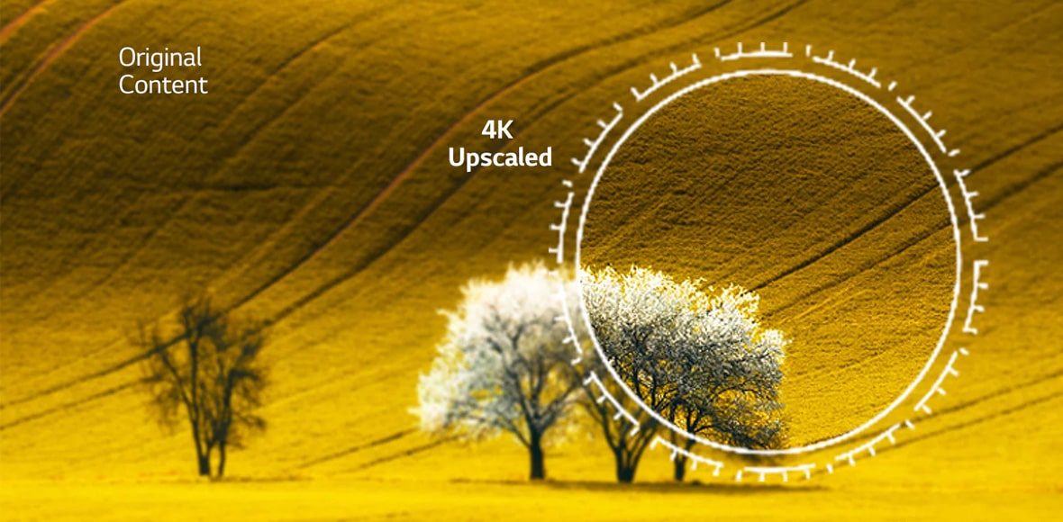 4K Upscaling در تلویزیون ال‌جی