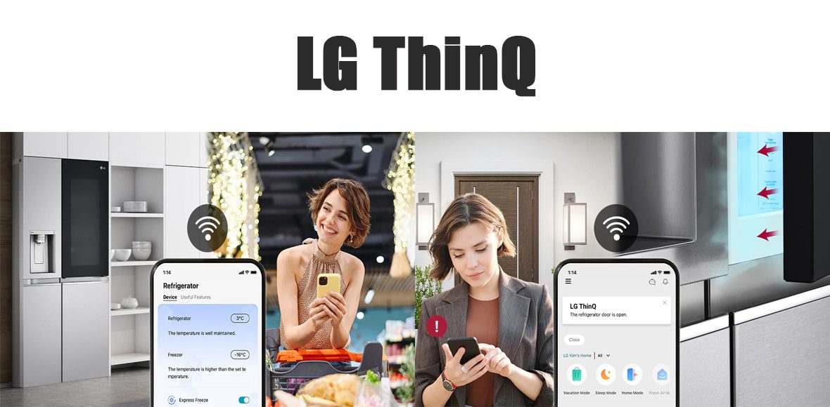 LG ThinQ یخچال فریزر ال‌جی XV90