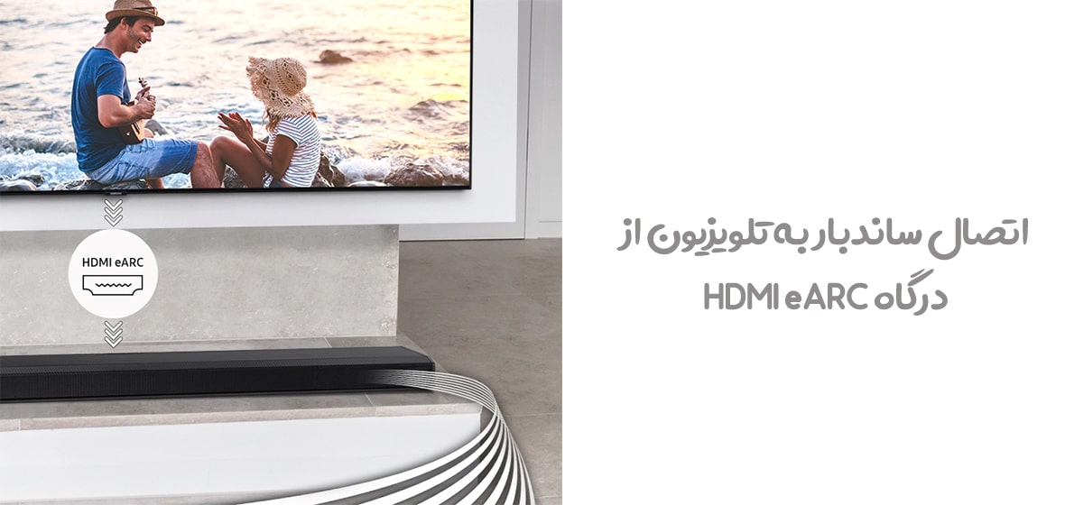 درگاه HDMI eARC در ساندبار HW-Q700A