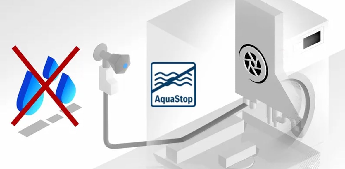 AquaStop در لباسشویی بوش WGA254A0ME